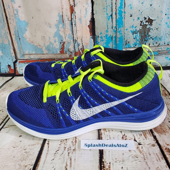 nike lunar flyknit blue
